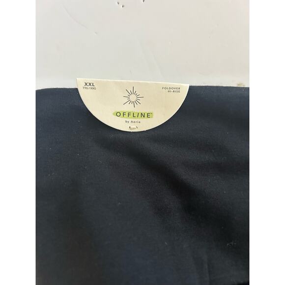 Aerie by American Eagle Offline OG Super Flare Size XXL Black New NWT Orig $50 - Picture 6 of 7